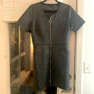 Grey Mini Dress by FRNCH ready to wear collection